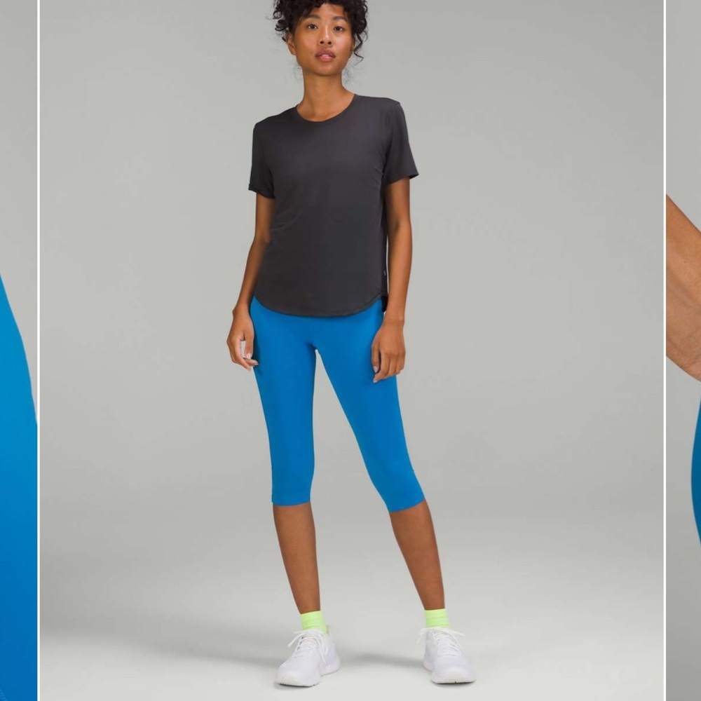 EUC Lululemon Base Pace High-Rise Crop 17"